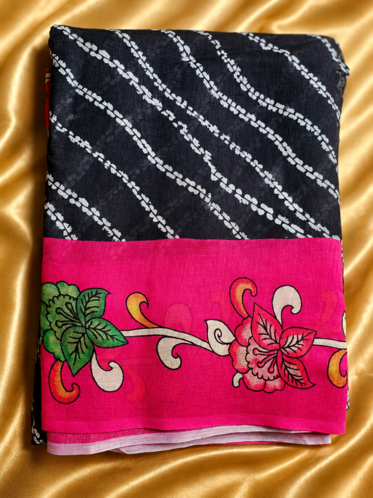 Kalamkari Premium Linen 220 Thread's