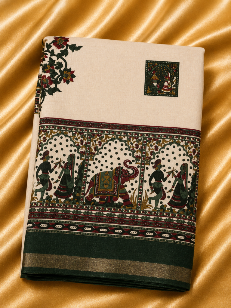 Mul Silk Kalamkari
