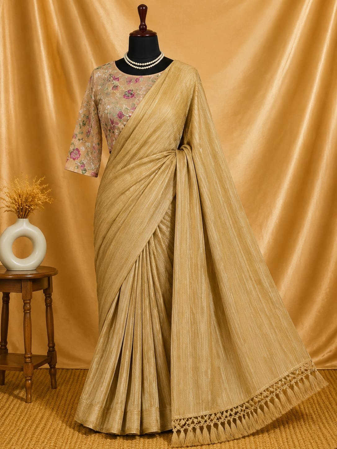 Shimmer with Unstitched Embroidered Blouse - Image 9