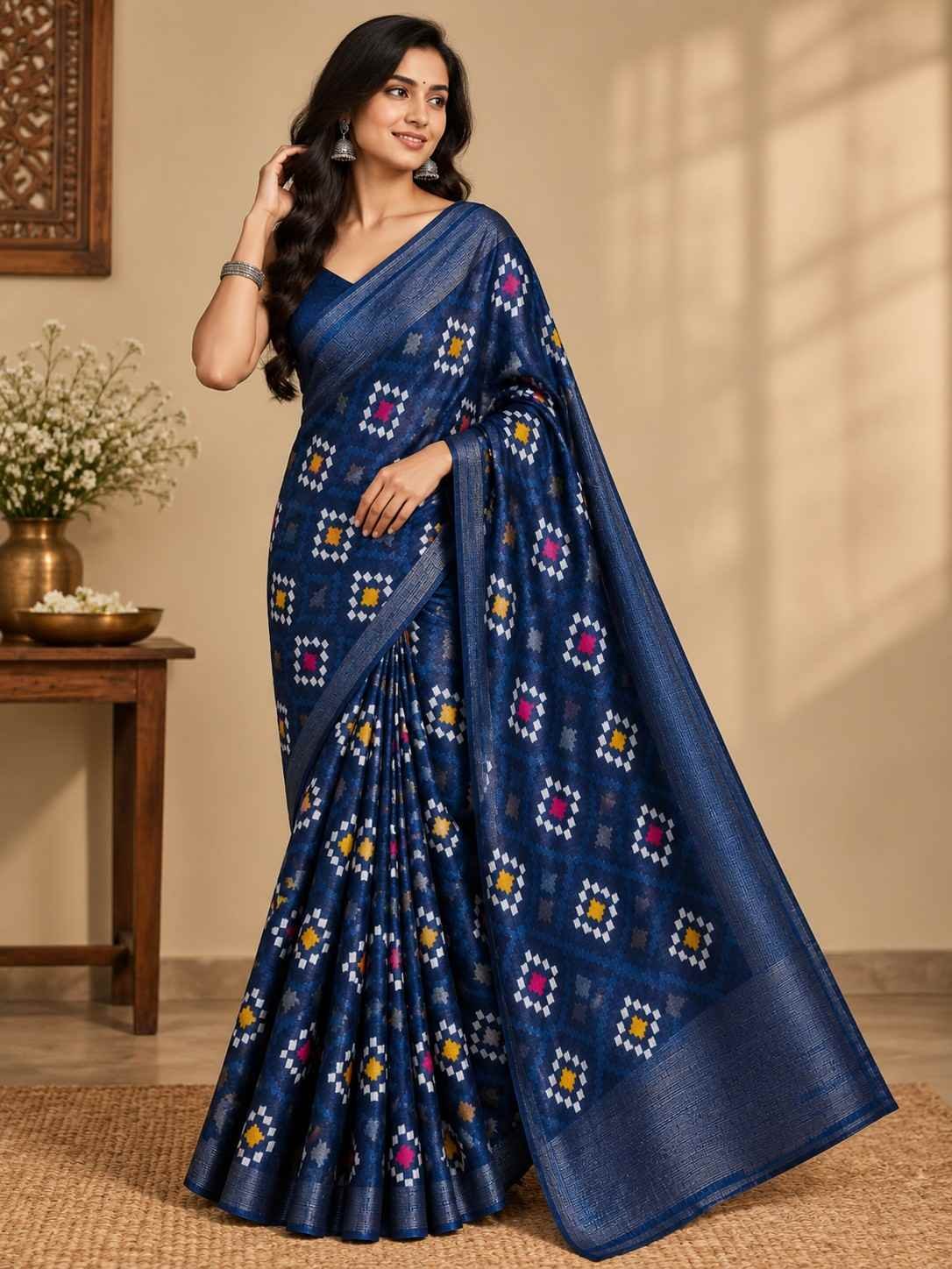 Diamond Batik Saree - Image 2