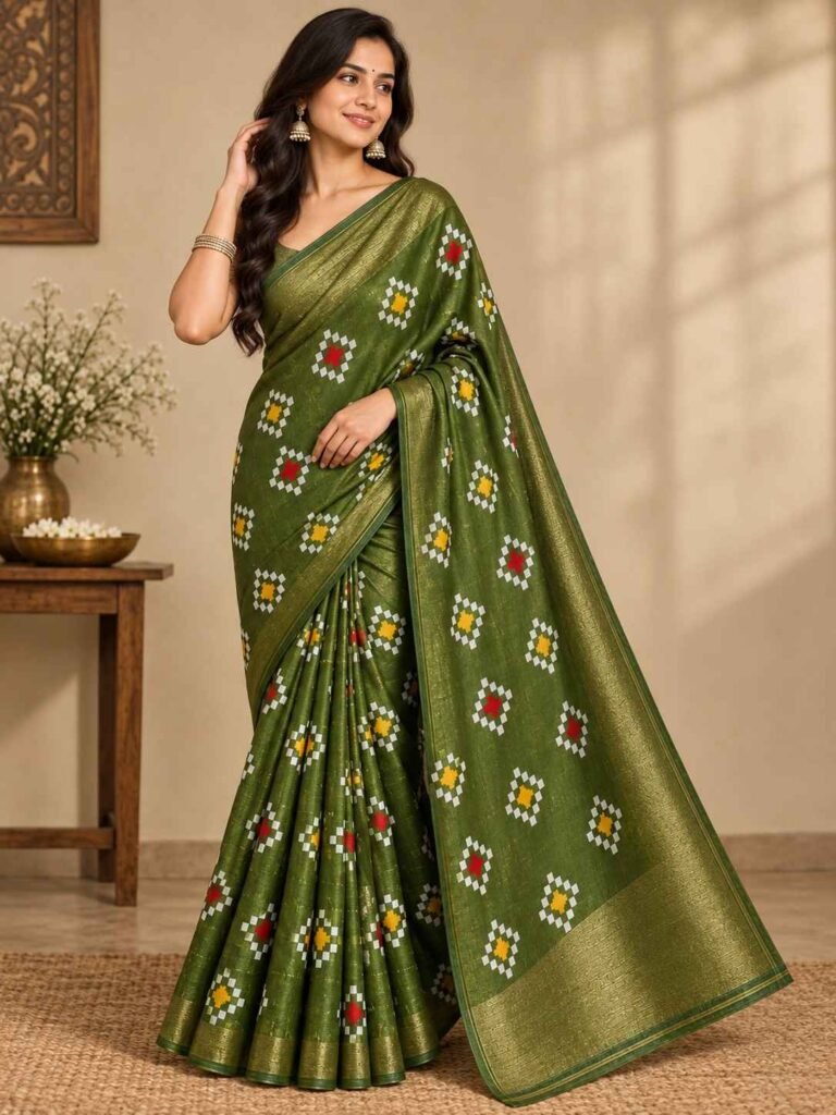 Diamond Batik Saree