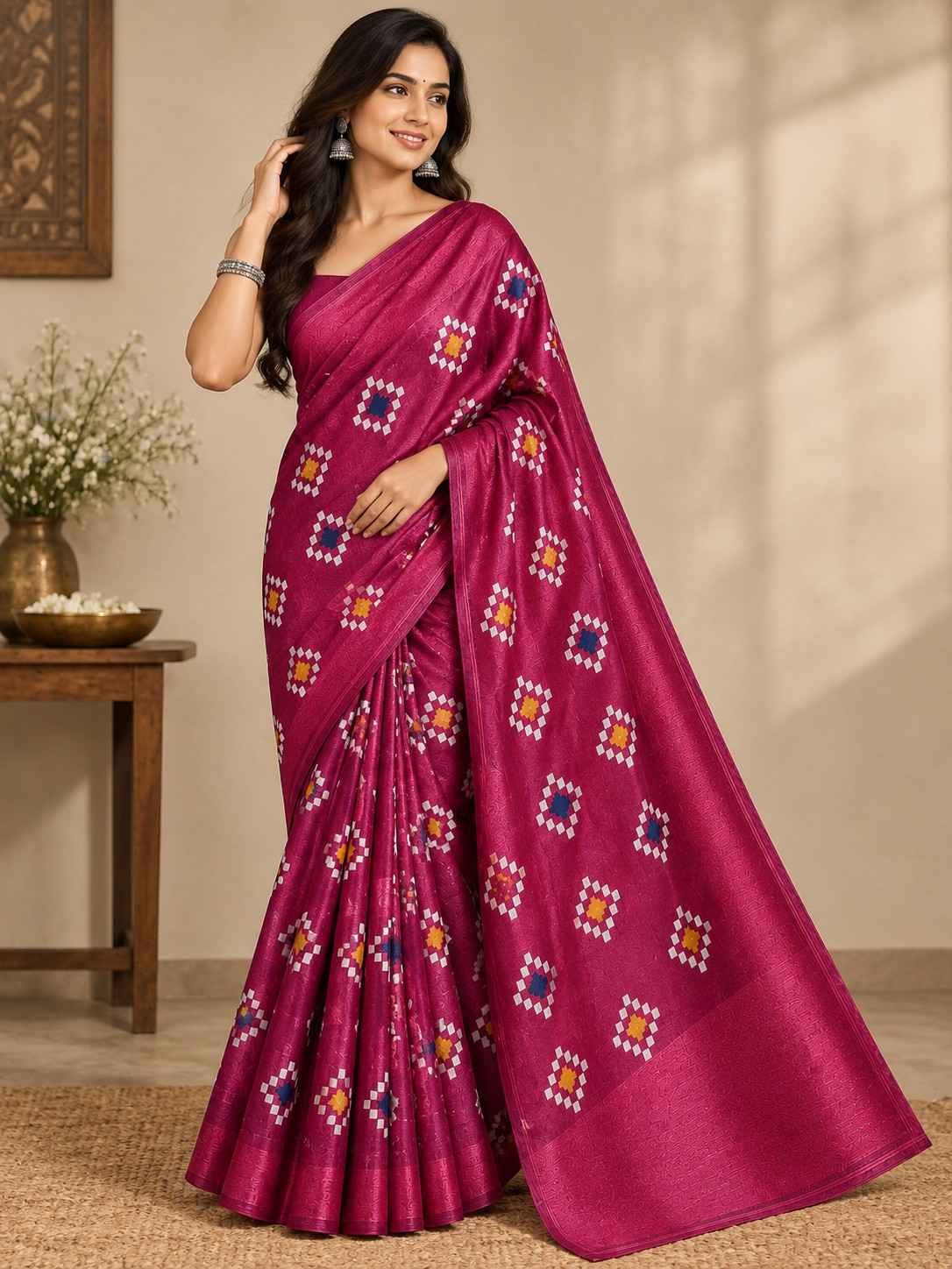 Diamond Batik Saree - Image 5